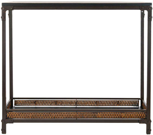Safavieh - Dinesh Console - Black - Dark Walnut - AMH6548A veiw 1