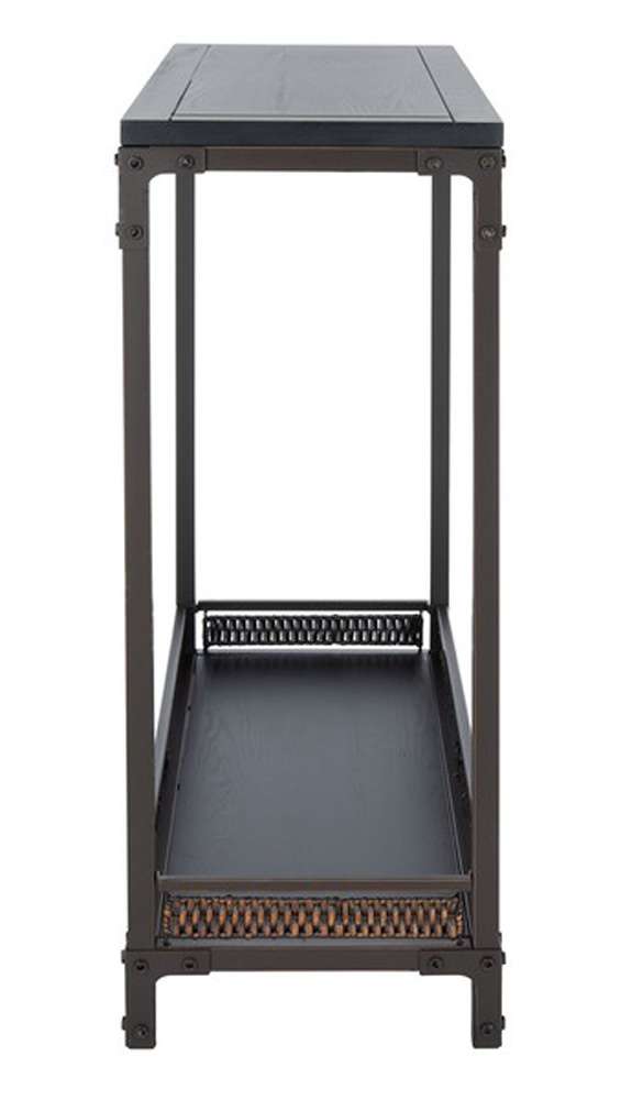 Safavieh - Dinesh Console - Black - Dark Walnut - AMH6548A veiw 4
