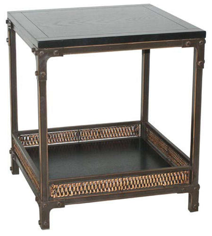 Safavieh - Dinesh End Table - Black - Dark Walnut - AMH6549A veiw 3