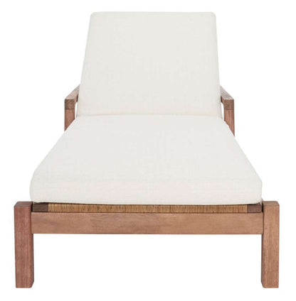 Safavieh - Couture - Donnamaria Wicker Sun Lounger - Natural - White - CPT1027A veiw 1