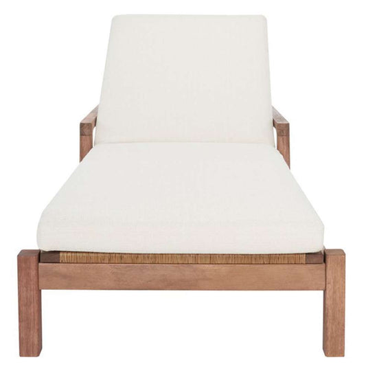 Safavieh - Couture - Donnamaria Wicker Sun Lounger - Natural - White - CPT1027A veiw 1