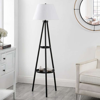 Safavieh - Dorea 63in Floor Lamp - Black - FLL4107A veiw 1