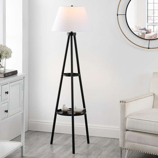 Safavieh - Dorea 63in Floor Lamp - Black - FLL4107A veiw 2
