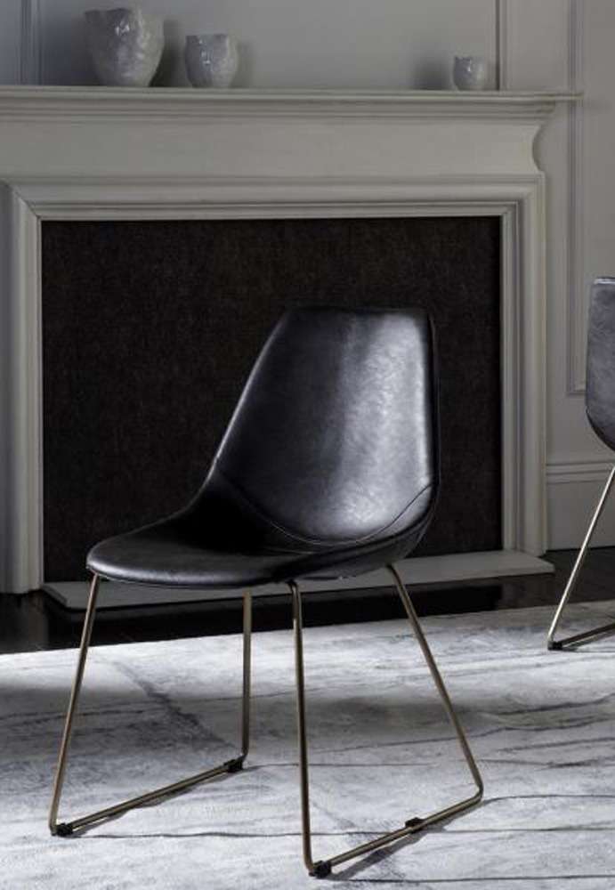 Safavieh - Dorian Accent Chair - Grey - Copper  (Set of 2) - ACH7003A-SET2 veiw 1