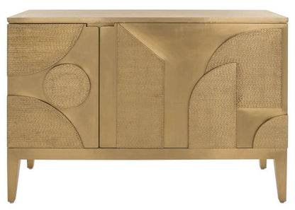 Safavieh - Couture - Dorielle Brass Covered Sideboard - Gold - SFV6614A veiw 1