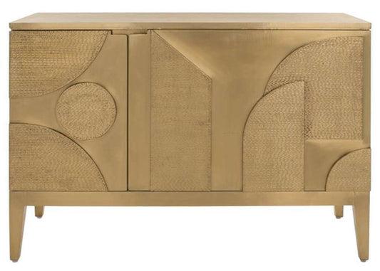 Safavieh - Couture - Dorielle Brass Covered Sideboard - Gold - SFV6614A veiw 1