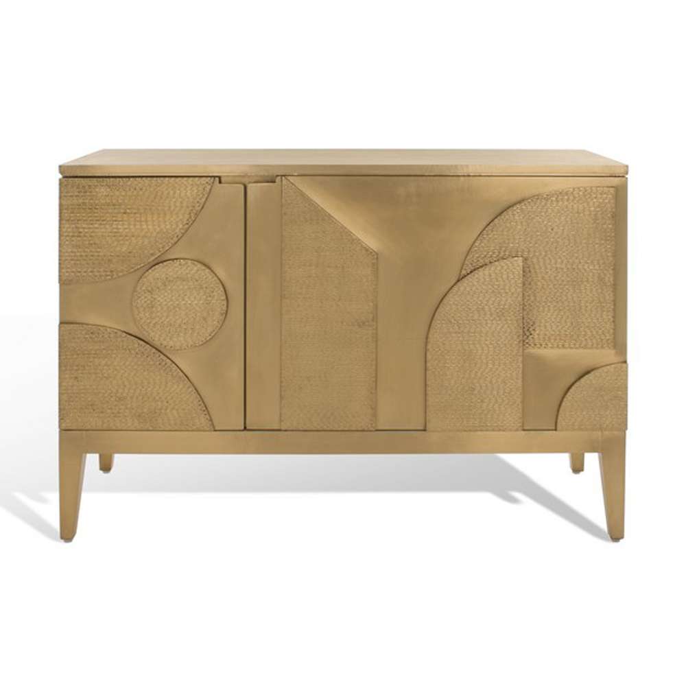 Safavieh - Couture - Dorielle Brass Covered Sideboard - Gold - SFV6614A veiw 2