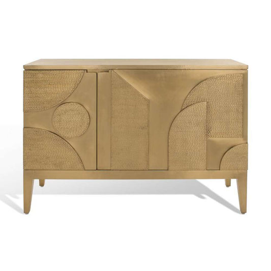 Safavieh - Couture - Dorielle Brass Covered Sideboard - Gold - SFV6614A veiw 2