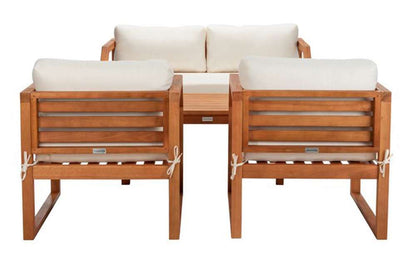 Safavieh - Dren 4 Pc Living Set - Natural - Beige - PAT7067A veiw 1