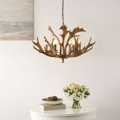 Safavieh - Dresden 6Lt 30in Chandelier - Brown - CHA4029A veiw 2