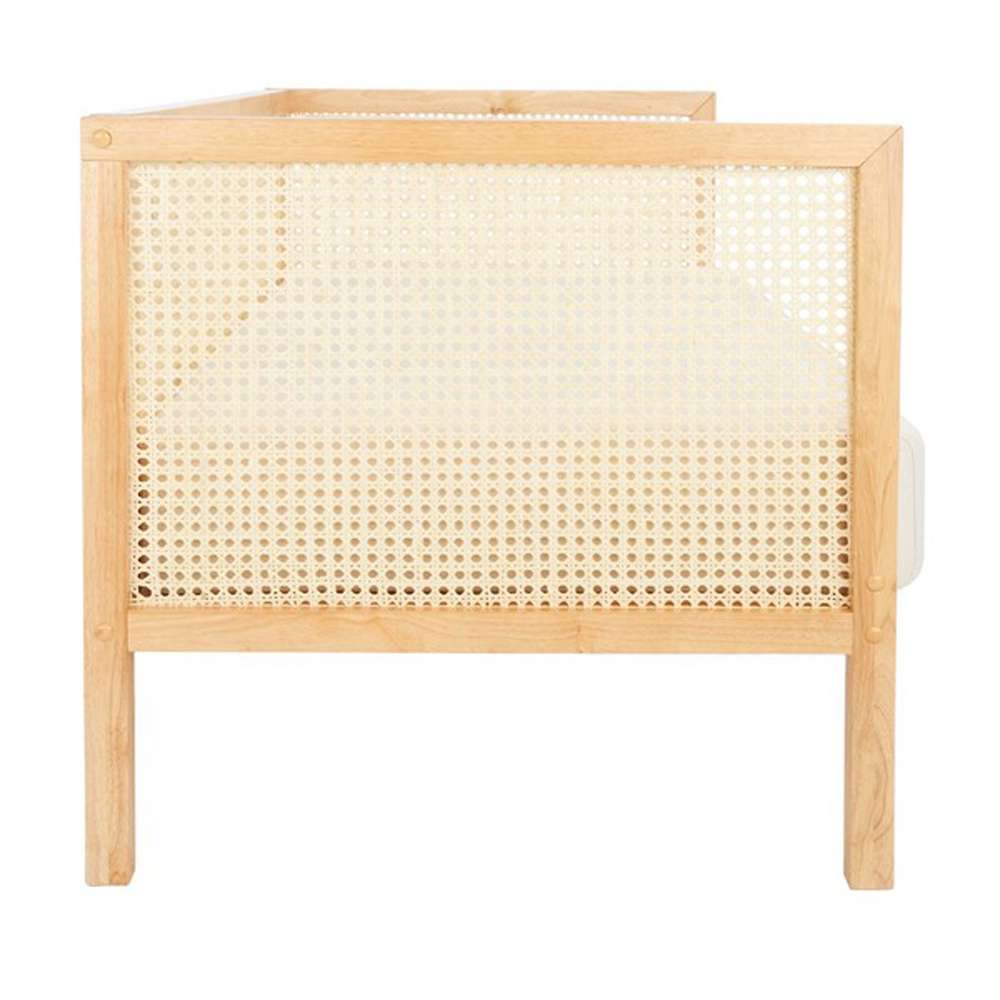 Safavieh - Dune Rattan 3 Seater Sofa - White - Natural - LVS1500A veiw 4
