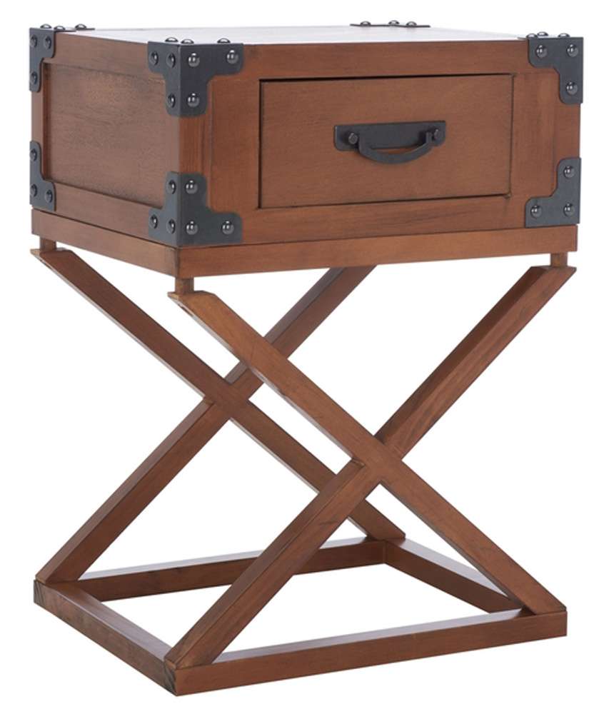 Safavieh - Dunstan Accent Table - Brown - AMH5720D veiw 4