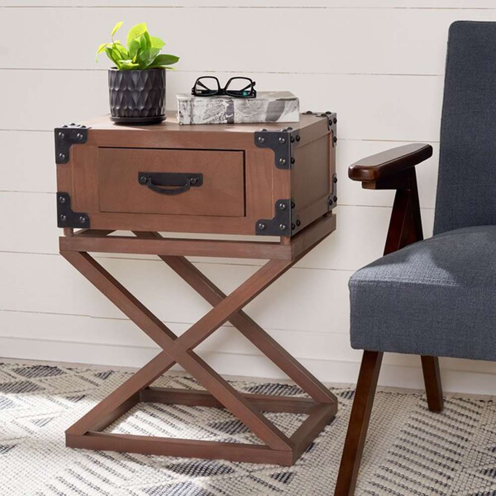 Safavieh - Dunstan Accent Table - Sepia - AMH5720B veiw 3