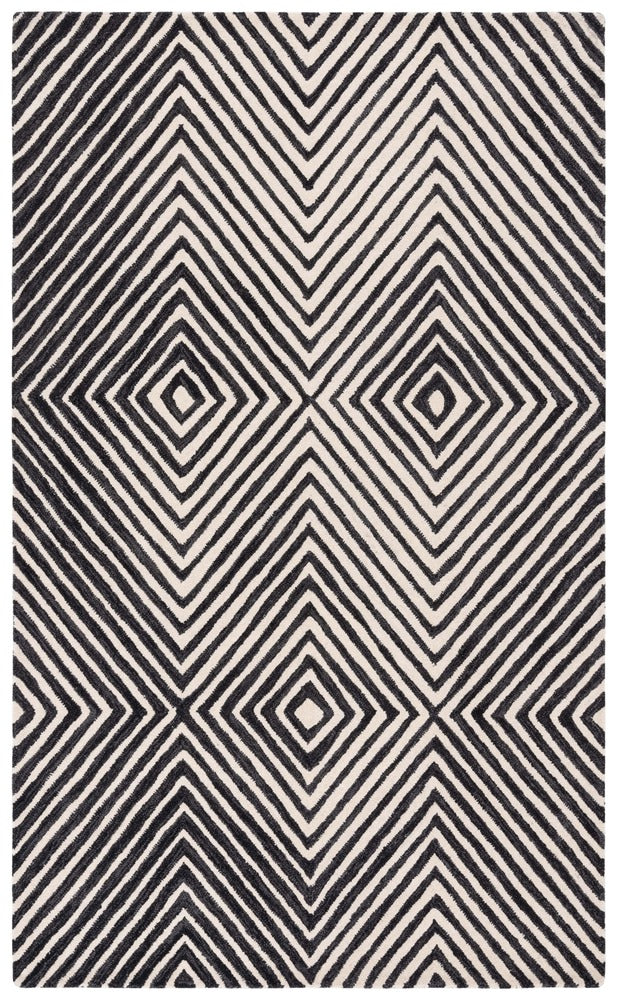Safavieh - Ebony 150Z Black Ivory - 9" X 12" - EBN150Z-9 view 1