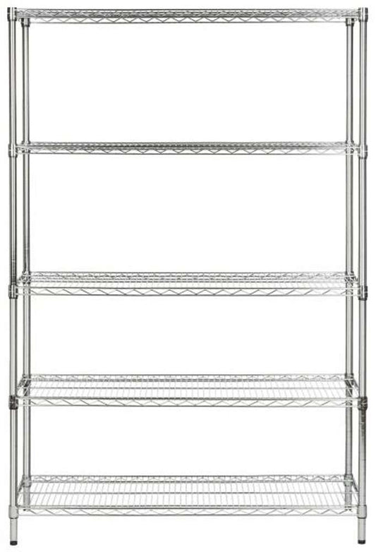 Safavieh - Echo 5 Tier Heavy Duty Shelve - Chrome - HAC2004A veiw 1