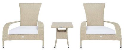 Safavieh - Edna 3Pc Lounge Set - Beige - White - PAT7719B veiw 1