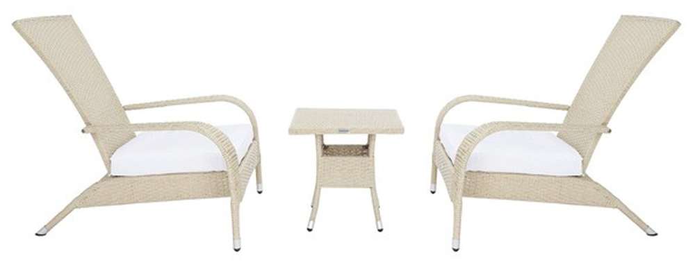 Safavieh - Edna 3Pc Lounge Set - Beige - White - PAT7719B veiw 3