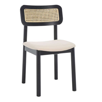 Safavieh - Egon Dining Chair - Black - White  (Set of 2) - DCH1014A-SET2 veiw 3