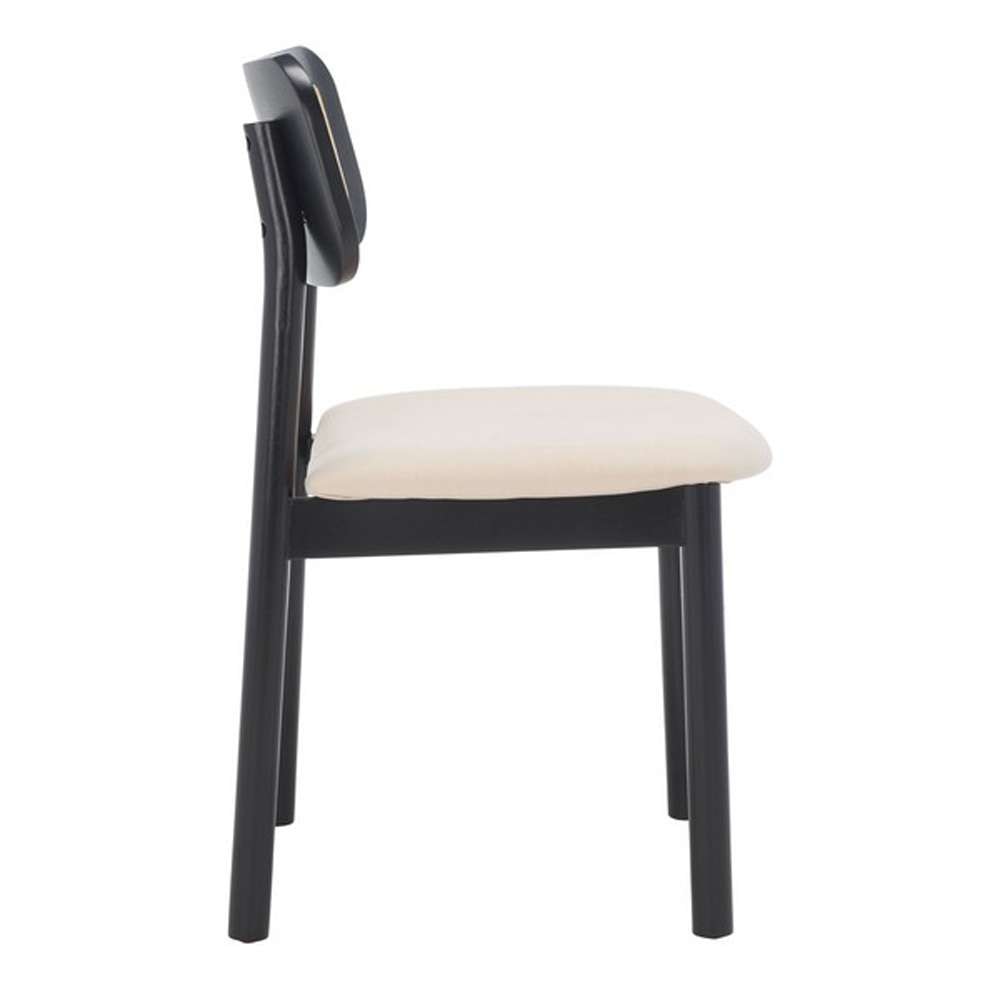 Safavieh - Egon Dining Chair - Black - White  (Set of 2) - DCH1014A-SET2 veiw 4