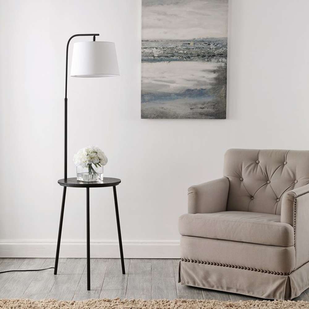 Safavieh - Eion 61.5in Floor Lamp - Black - FLL4116A veiw 1