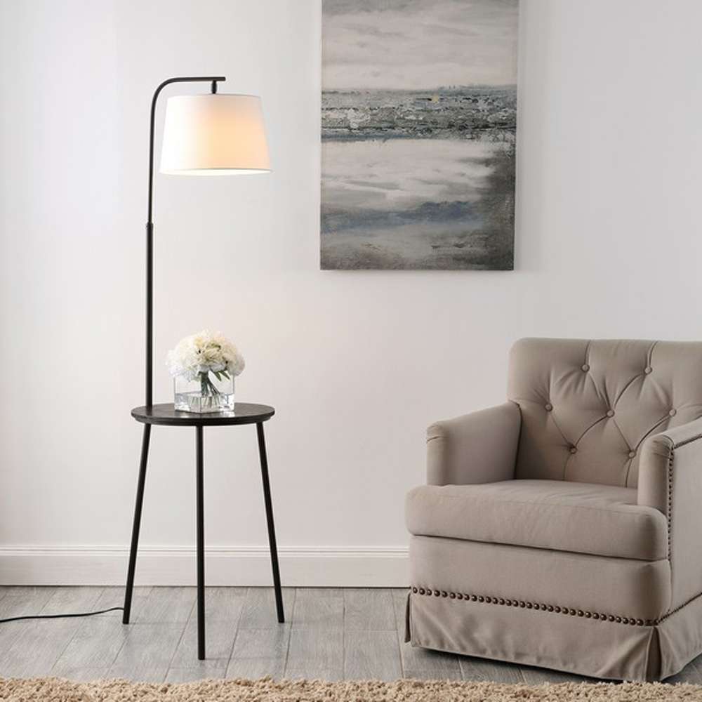 Safavieh - Eion 61.5in Floor Lamp - Black - FLL4116A veiw 2