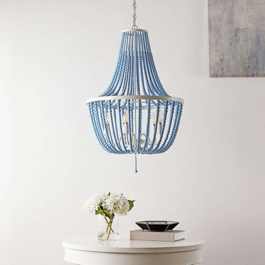 Safavieh - Elanie 5Lt 22 Inch Pendant - Blue - PND4140A veiw 1