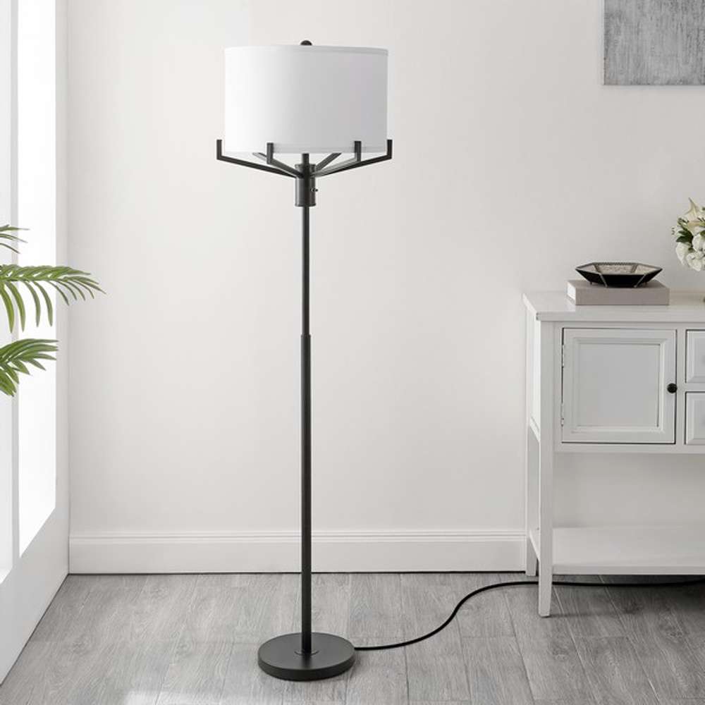 Safavieh - Elaria 63.5in Floor Lamp - Oil Rub Bronze - FLL4117A veiw 1