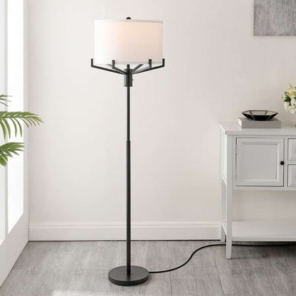 Safavieh - Elaria 63.5in Floor Lamp - Oil Rub Bronze - FLL4117A veiw 2