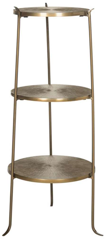 Safavieh - Elda Side Table - Brass - FOX3251A veiw 1