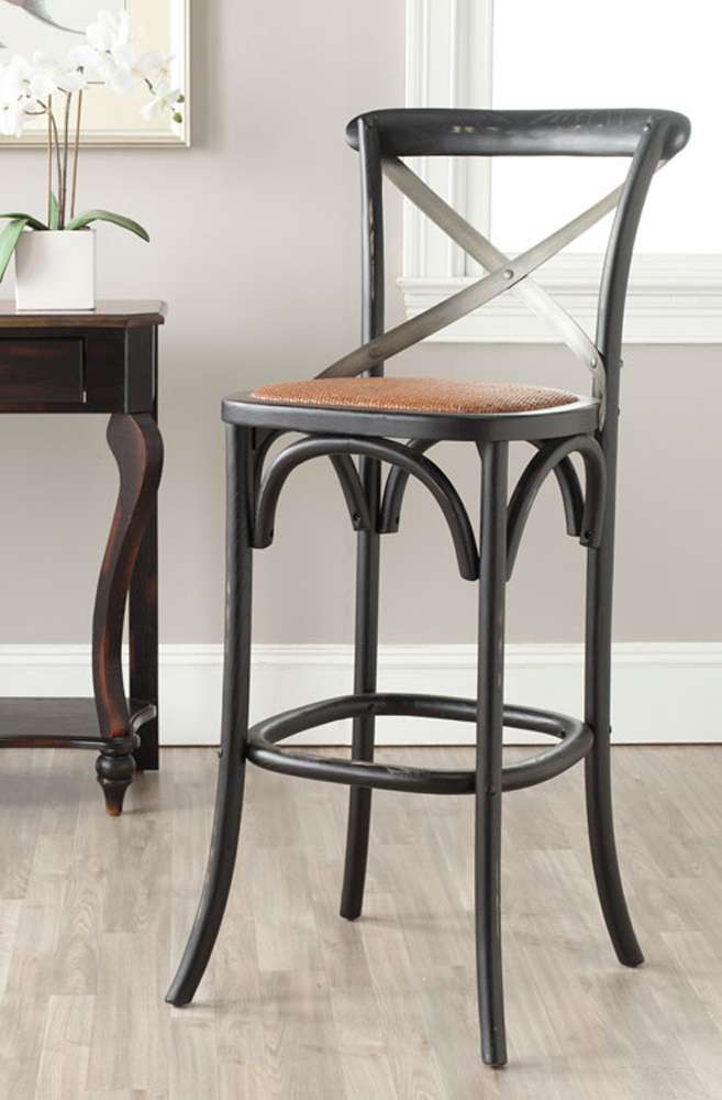 Safavieh - Eleanor Barstool - Black - AMH9503B veiw 2