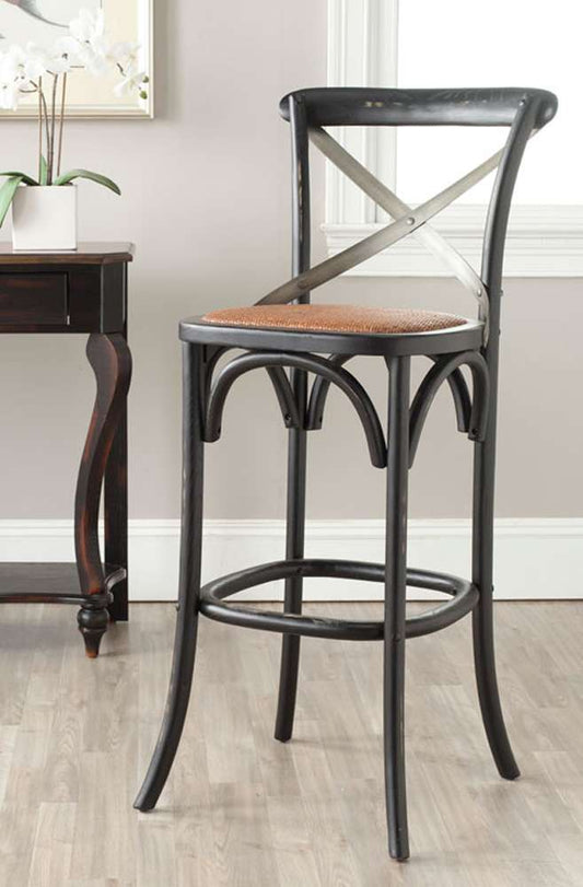 Safavieh - Eleanor Barstool - Black - AMH9503B veiw 2