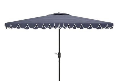 Safavieh - Elegant 6.5X10 Rect Umbrella - Navy - White - PAT8306A veiw 1