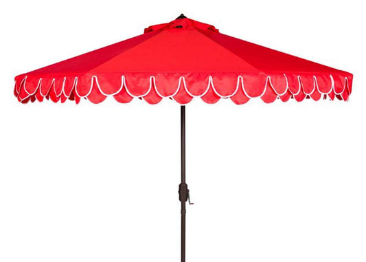 Safavieh - Elegant Valance 11Ft Umbrella - Red - PAT8106D veiw 1