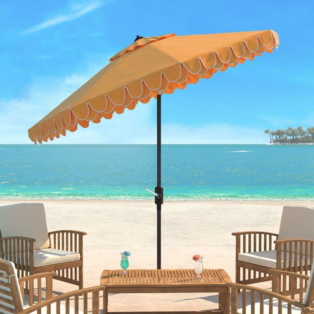 Safavieh - Elegant Valance 11Ft Umbrella - Yellow - PAT8106B veiw 2
