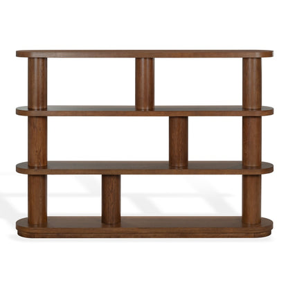 Safavieh - Eleonora 3 Shelf Wood Bookshelf / Walnut - SFV4281A-2BX view 1