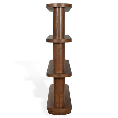 Safavieh - Eleonora 3 Shelf Wood Bookshelf / Walnut - SFV4281A-2BX view 4