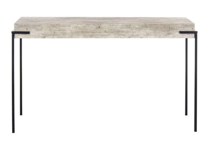 Safavieh - Eli Rectangle Console Table - Light Grey - Black - CNS4200A veiw 1