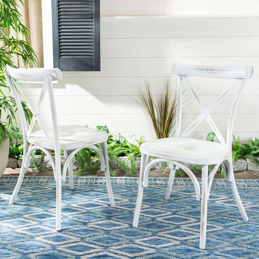 Safavieh - Elia Chair - White  (Set of 2) - PAT4029A-SET2 veiw 2