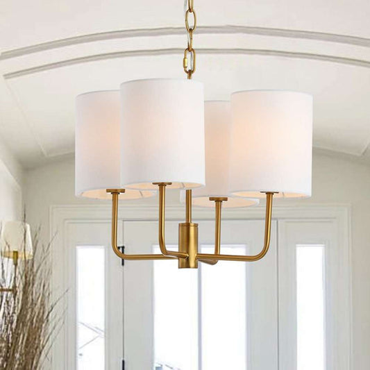 Safavieh - Elias 4Lt 15.5in Chandelier - Brass - CHA4009A veiw 1
