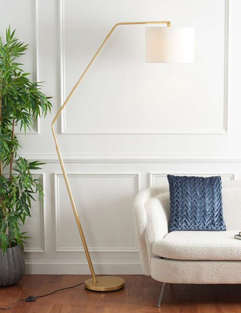 Safavieh - Elis 76in Floor Lamp - Gold - FLL7000A veiw 1