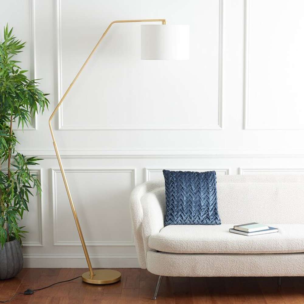 Safavieh - Elis 76in Floor Lamp - Gold - FLL7000A veiw 2