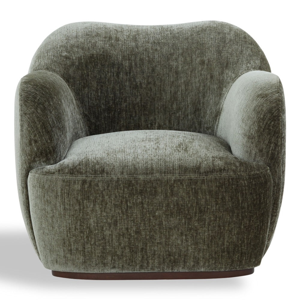 Safavieh - Elizandra Chenille Swivel Chair / Olive Green - SFV5152B view 1
