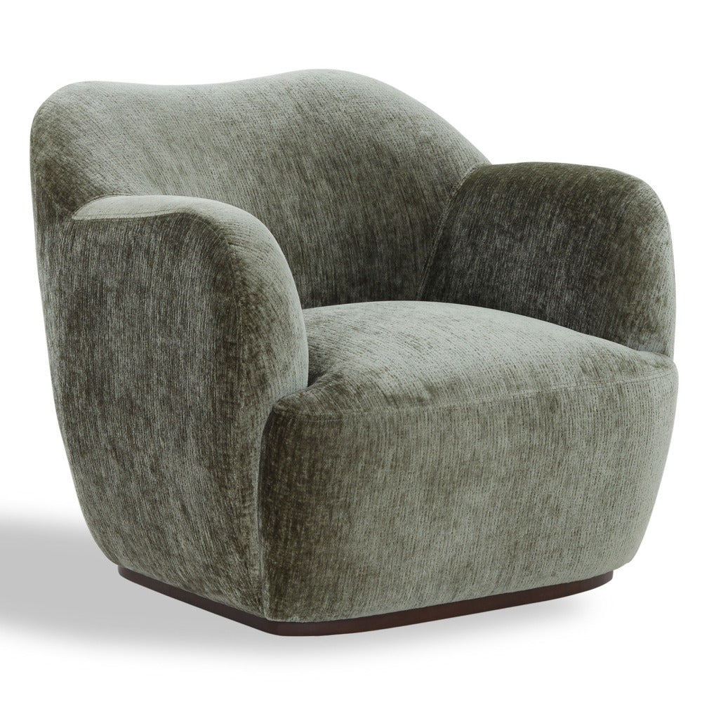 Safavieh - Elizandra Chenille Swivel Chair / Olive Green - SFV5152B view 3