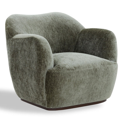 Safavieh - Elizandra Chenille Swivel Chair / Olive Green - SFV5152B view 3