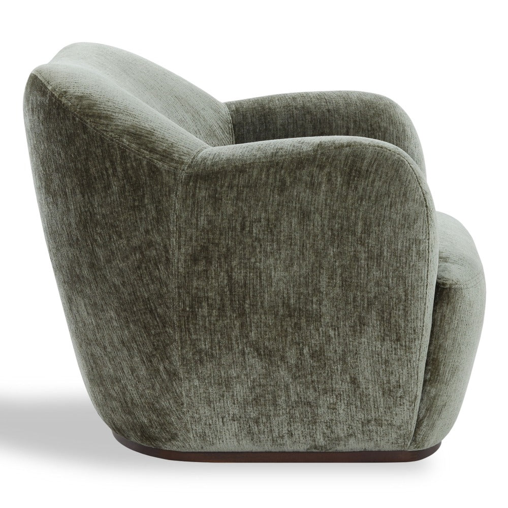 Safavieh - Elizandra Chenille Swivel Chair / Olive Green - SFV5152B view 4