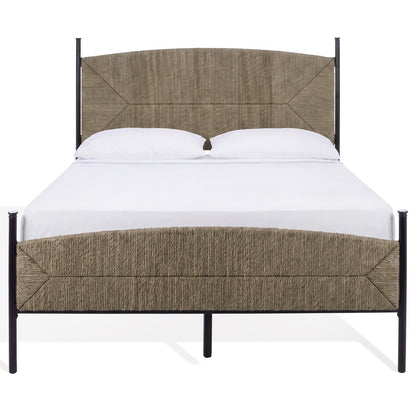 Safavieh - Ellabelle Seagrass Queen Bed / Black / Natural - SFV1330A-Q-2BX view 1