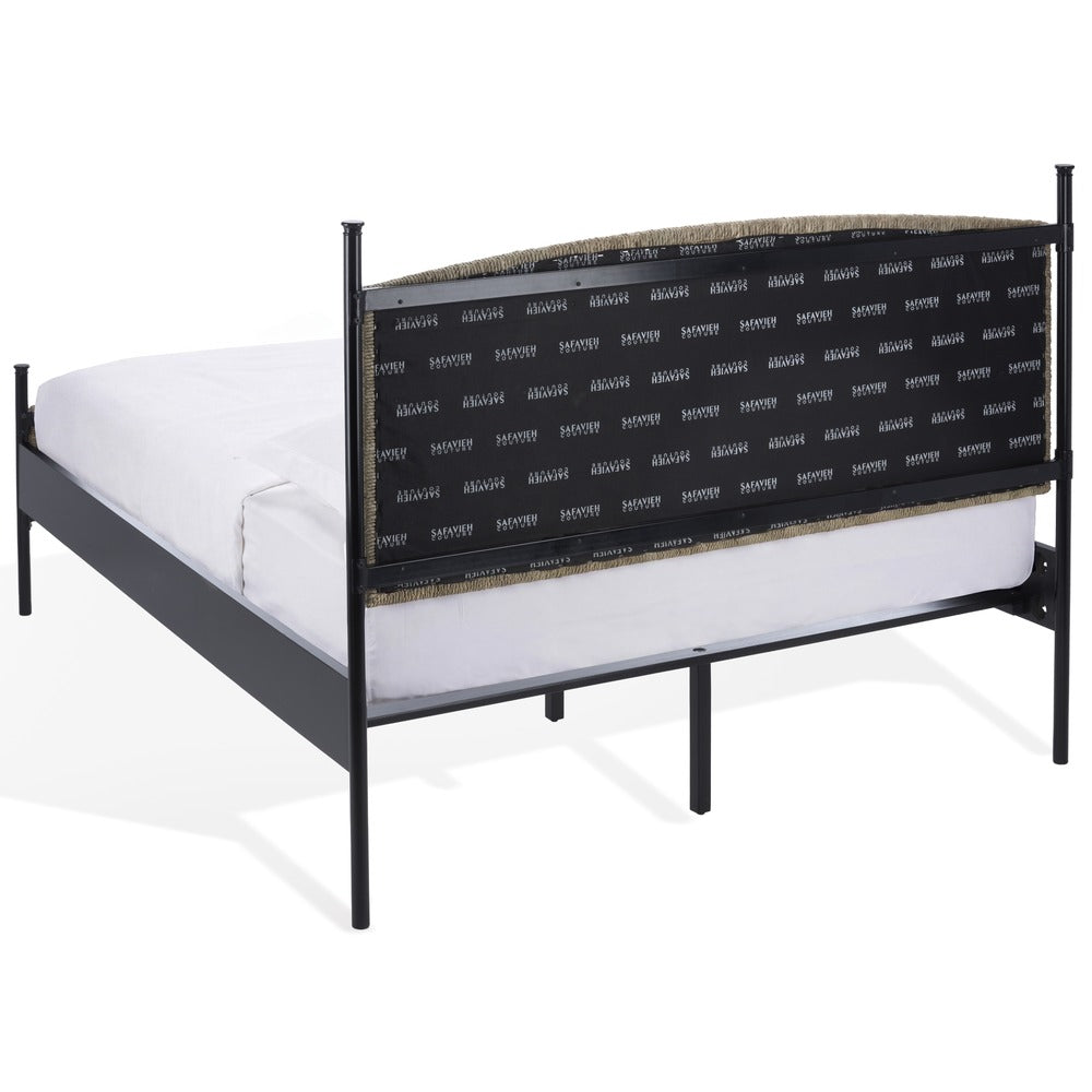 Safavieh - Ellabelle Seagrass Queen Bed / Black / Natural - SFV1330A-Q-2BX view 2