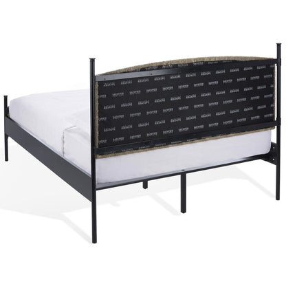 Safavieh - Ellabelle Seagrass Queen Bed / Black / Natural - SFV1330A-Q-2BX view 2
