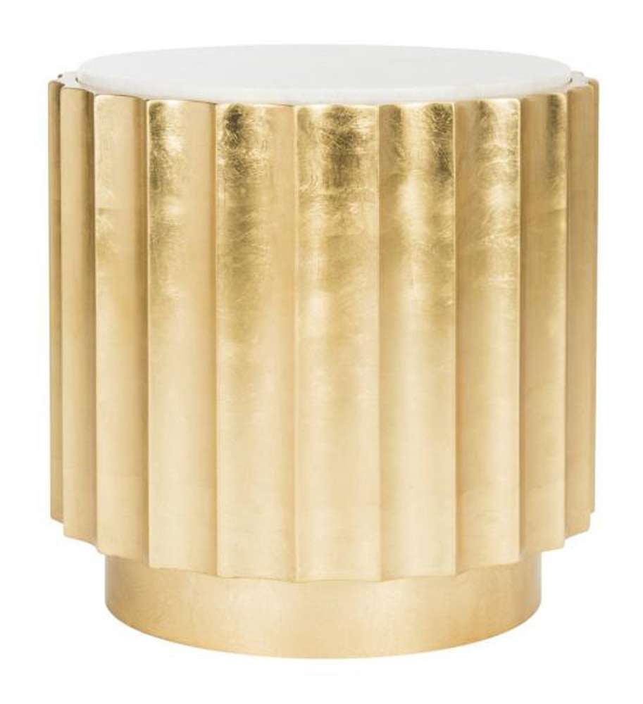 Safavieh - Couture - Elodie Gold Side Table - Gold - SFV3540A veiw 1