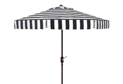 Safavieh - Elsa Fashion Line 11Ft Umbrell - Black - White - PAT8103A veiw 1